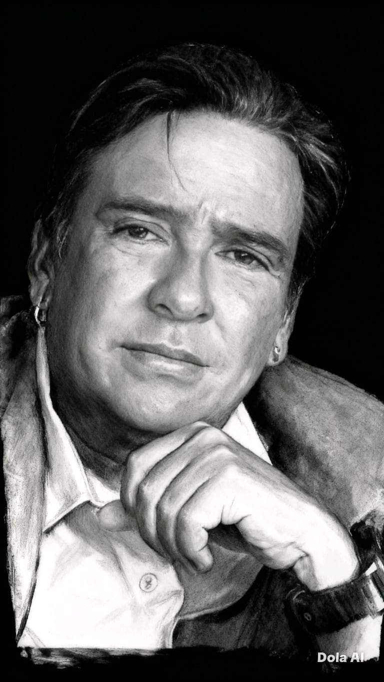 Retrato en blanco y negro de Francisco Javier Castillo Echeverri